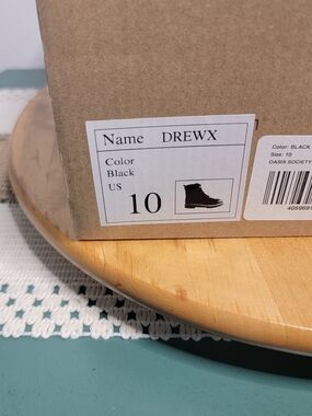 DREW Women's Black Combat Boots